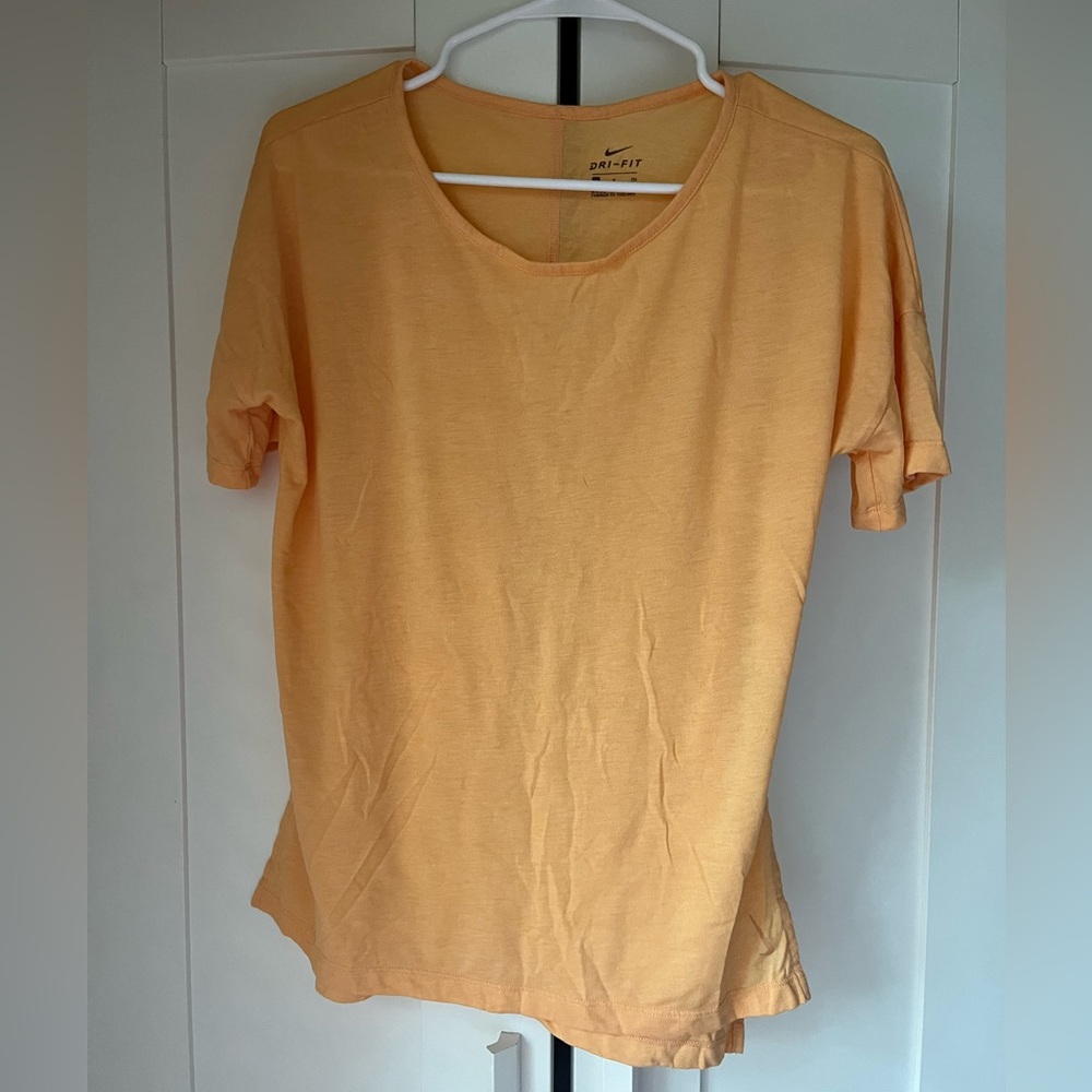 NIKE Dri-Fir Orange Women's T-shirt size S